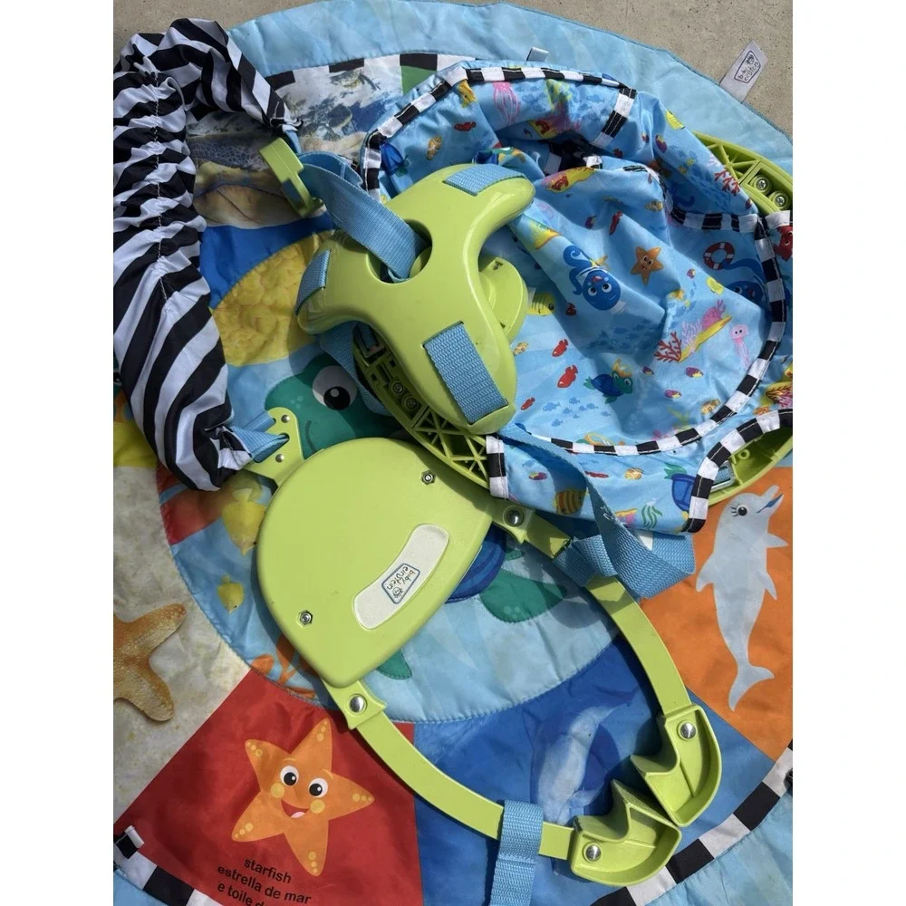 Baby Einstein Sea & Discover Door Jumper Activity Bouncer Blue Green 11083